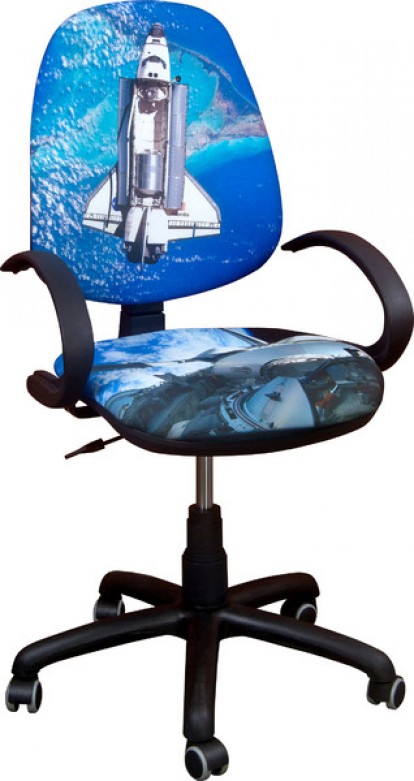 Компьютерное детское кресло Поло дизайн космолет