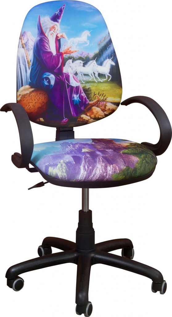 Компьютерное детское кресло Поло дизайн волшебник